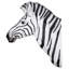 Sculpture murale Serengeti Zebra