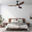  Ventilateur de plafond 3 lumières DEL avec lumière à intensité variable noyer foncé-1186187574-1175352001