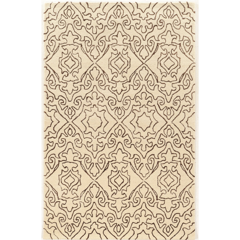 Abattoirs Hand Tufted Wool Abstract Indoor Rug, Rectangle 8' x 11'