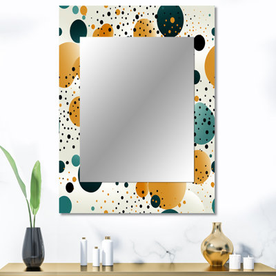 Motif à pois Dames Moroccan Influence - miroir mural unique à pois