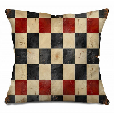 Coussin abstrait, sergé de coton Art