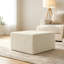 Pouf modulaire cube en velours côtelé à rayures carrées-626442994