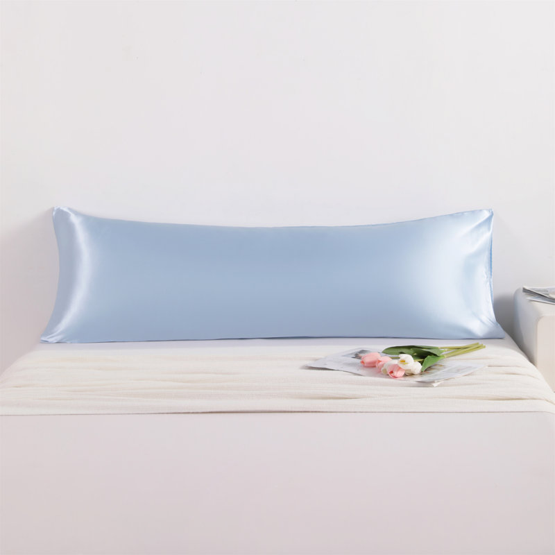 1 PC Body Pillowcase, Satin Luxurious Pillowcases with Envelope Closure - NTBAY, Tiffany Blue