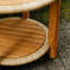 Highclere 24.25'' Teak Outdoor Side Table