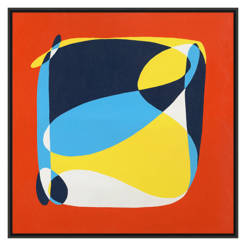 «Fluid Forms 12» par Goderwis, Kyle, H 20 po x l 20 po, Noir