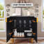 Buffet moderne noir 30 pi