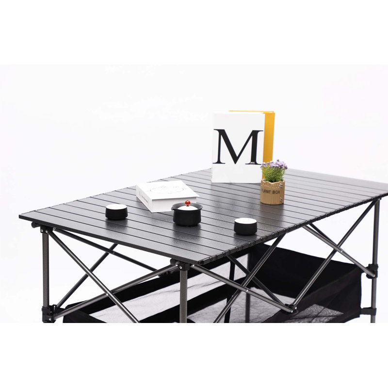 Table d'extérieur pliante 1 pièce avec sac de transport