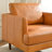 Miller 32" W Genuine Leather Armchair