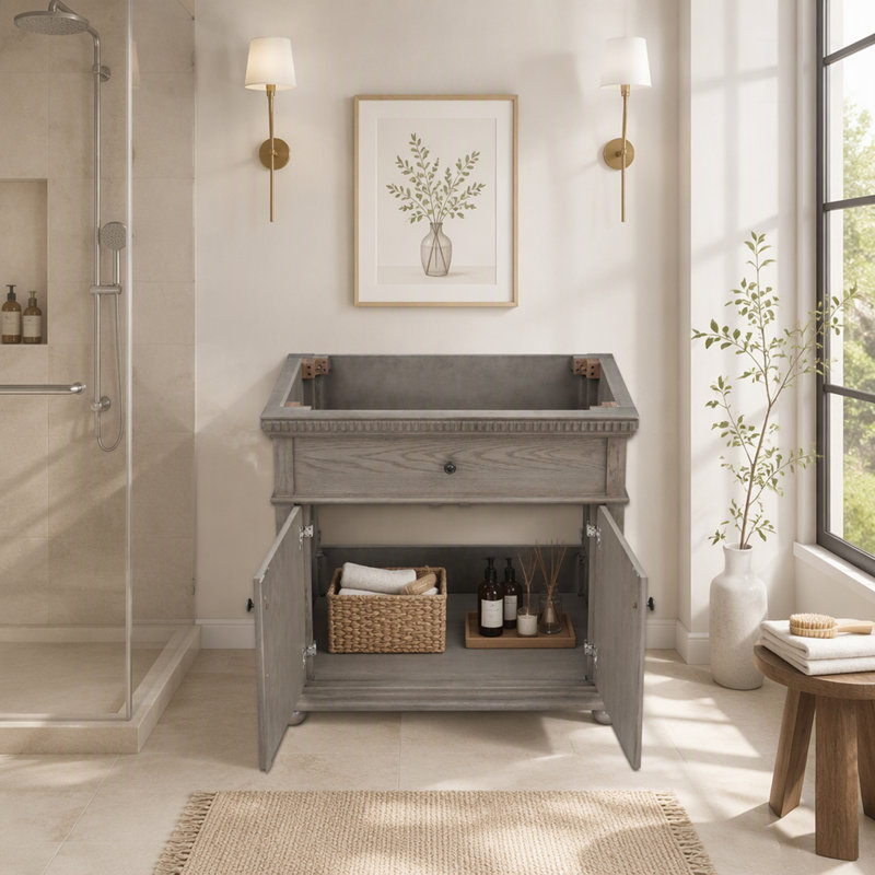 Base de meuble-lavabo 36 po pour salle de bain
