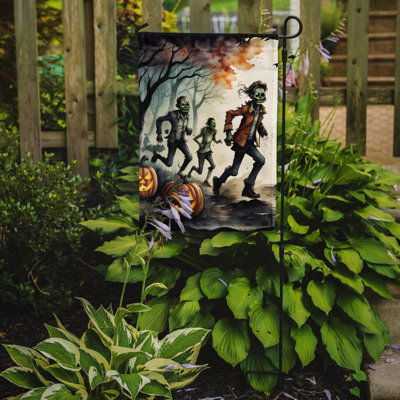 Double Sided 15.5'' H x 11.25'' W Polyester Halloween Garden Flag