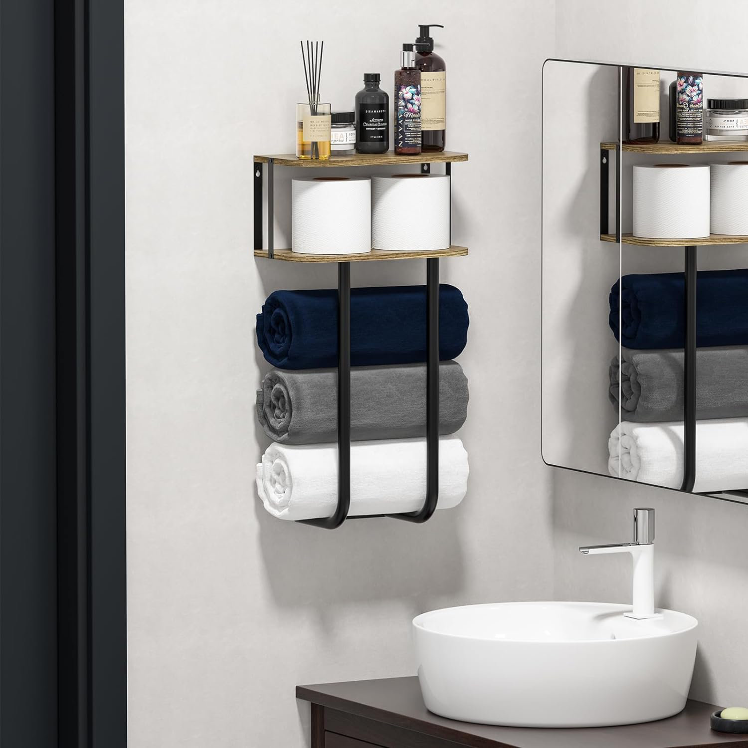 Latitude Run® Sunniva Wall Bathroom Shelves Wayfair