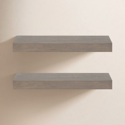 Jeremiah Wood Picture Ledge Floating Shelf