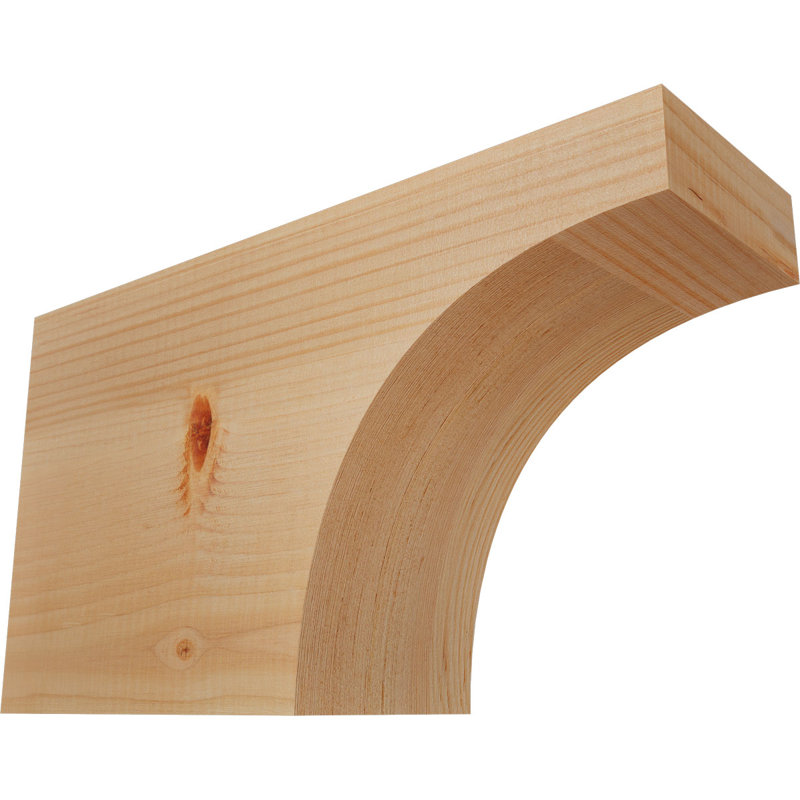 Queue de chevron lisse Huntington, Sapin de Douglas, H 10 po x l 5 1/2 po x L 18 po