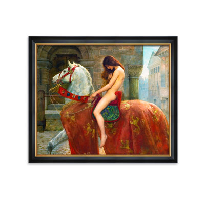 «Lady Godiva» par John Collier, célèbre peinture classique, estampes numériques pour la décoration intérieure