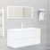Ebern Designs Audreyonna 1000mm L x 385mm W Ceramic Rectangular Sink with Tap and Overflow
