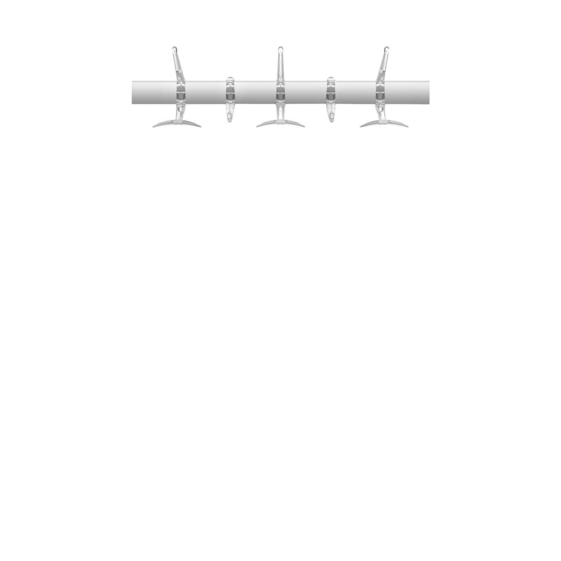 Support mural, Cristal transparent, Petit