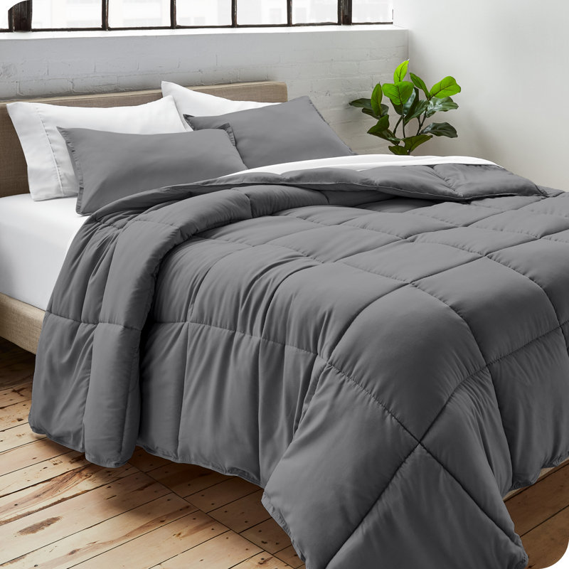 Insertion de couette en duvet synthétique, Simple/Simple TG, Gris