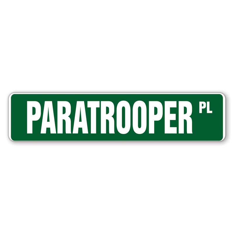 Plaque de rue Layoune, H 6 po x l 24 po x P 0,1 po