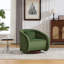 Fauteuil d'appoint pivotant avec assise rembourrée-129543136
