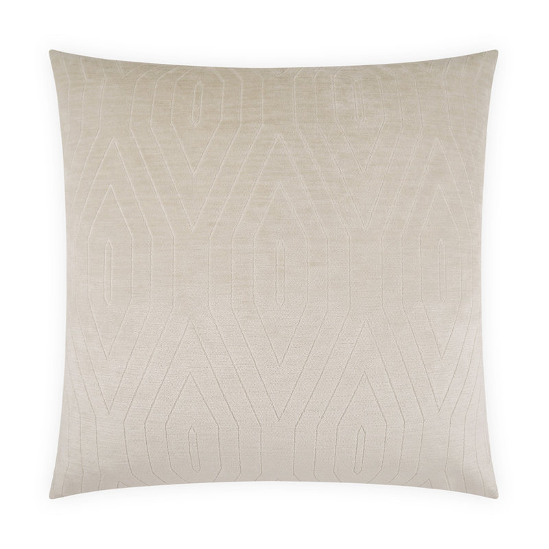 Lisse Square Pillow Cover & Insert, Linen, Square 22"