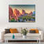 «Garden of the Gods Sunrise» sur toile-1001046470