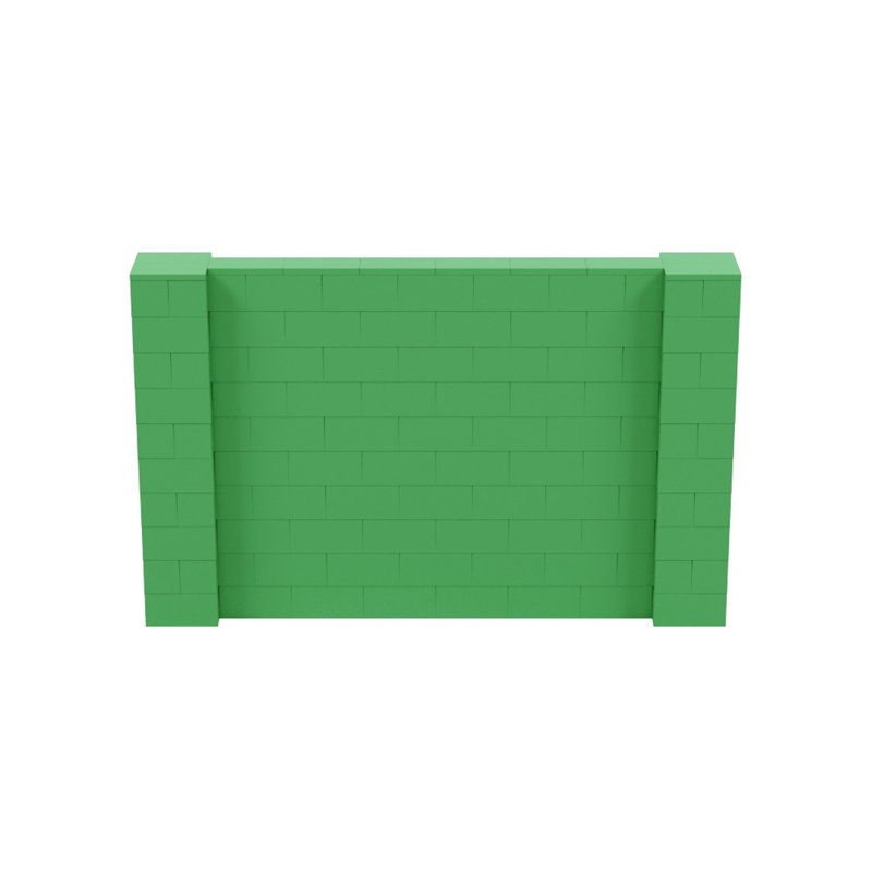 Ensemble mural de blocs géants 7 'T, H 60 po x l 96 po x P 12 po, Vert
