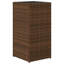 Garden Planters 2 Pcs Brown Poly Rattan-441172061