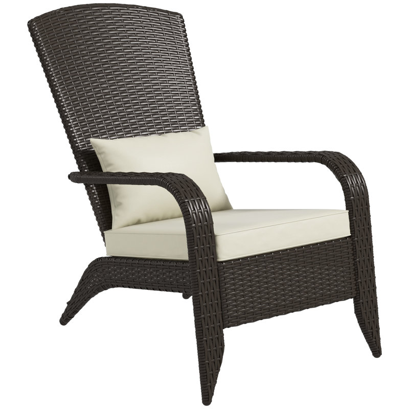 Chaise Adirondack en résine Ranylah, Kaki