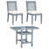 1 - Person Glass Top Pedestal Dining Set