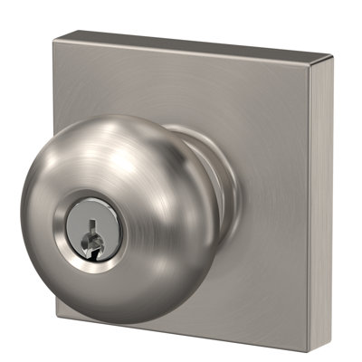 Plymouth Keyed Entry Knob with Collins Trim
