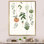 «Botanical Bliss Joyful Hanging Boho Houseplants», reproduction sur toile