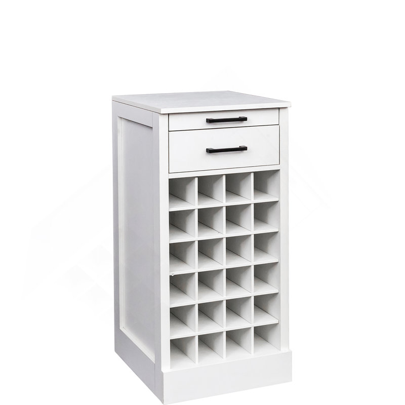 modular 24 wine bar cabinet Buffet Cabinet, White