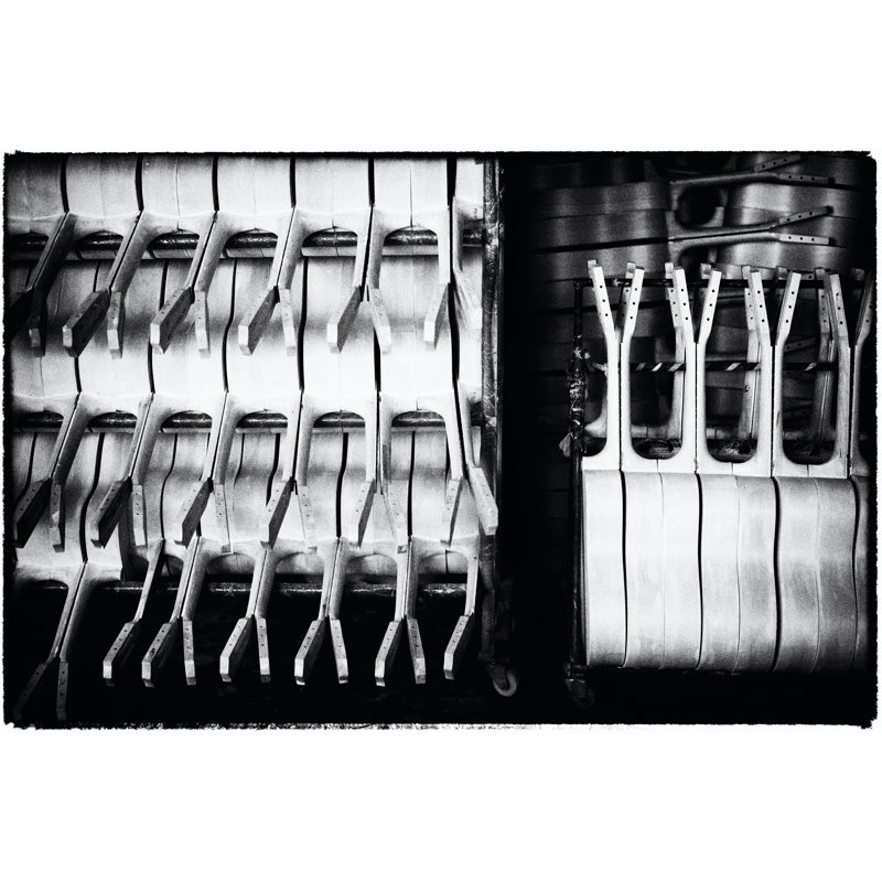 Guitar Factory V by Tang Ling - Wrapped Canvas Print, 30cm H x 46cm W 