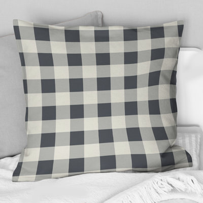 Coussin Modern Gingham Bliss I - Modern