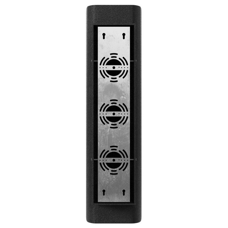 Avenue Outdoor Black Wall Sconce, 24" H x 6" W x 3" D