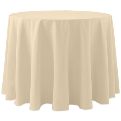 Yasser Khalil Solid Color Round Tablecloth