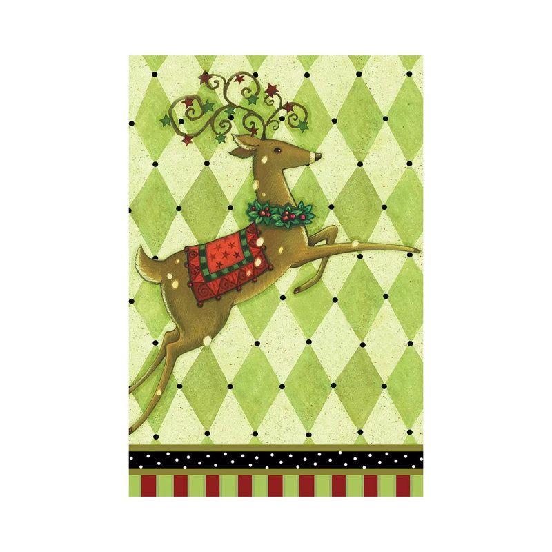 Harlequin Christmas I by Viv Eisner - Wrapped Canvas Gallery-Wrapped Canvas Giclée, 101.6 cm H x 66.04 cm W x 1.91 cm D