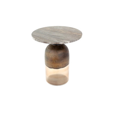 Basheer Pedestal End Table