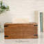 Porte-boîte à mouchoirs rustique brun foncé en bois de manguier rustique-1245428862