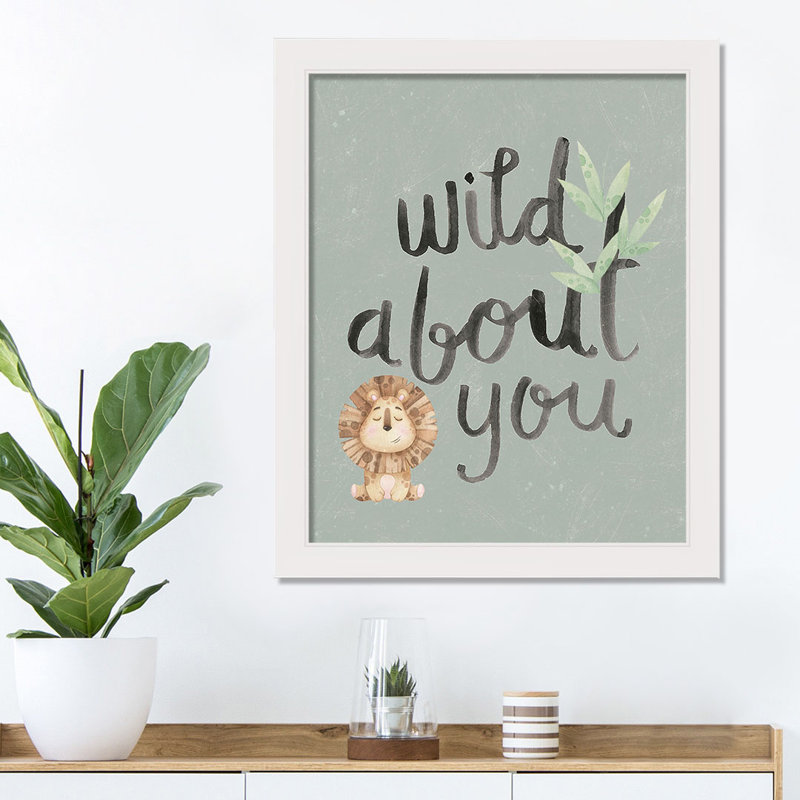 «Wild About You», art encadré, H 20 po x l 16 po x P 1 po