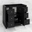 Meuble-lavabo de 36 pouces avec 4 tiroirs et tablettes réglables