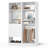 Freestanding Closet System with Drawers, Mirror and Hanging Rods-307756266