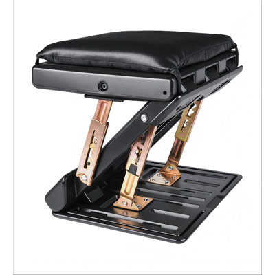 Repose-pieds pour sous le bureau au travail Repose-pieds ergonomique à hauteur réglable et pliable à 4 niveaux pour le bureau, les jeux, l'ordinateur et les tabourets de bureau rembourrés