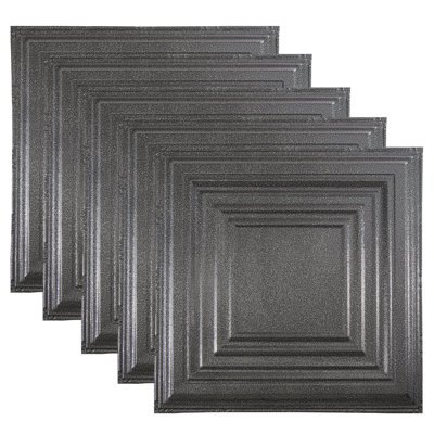 Great Lakes Tin Detroit Nail-Up Ceiling Tile (Pack Of 5)
