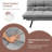 Dwyn Single 72 " Upholstered Convertible Sofa