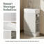 Armoire de meuble-lavabo simple 18,6 po avec tablette à deux niveaux-1870485276