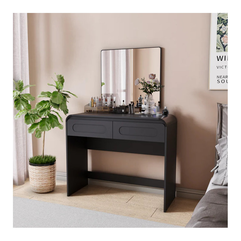Bureau Curve - noir, Black