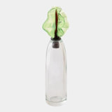 Leaf Top Handcrafted Glass Decorative Bottles