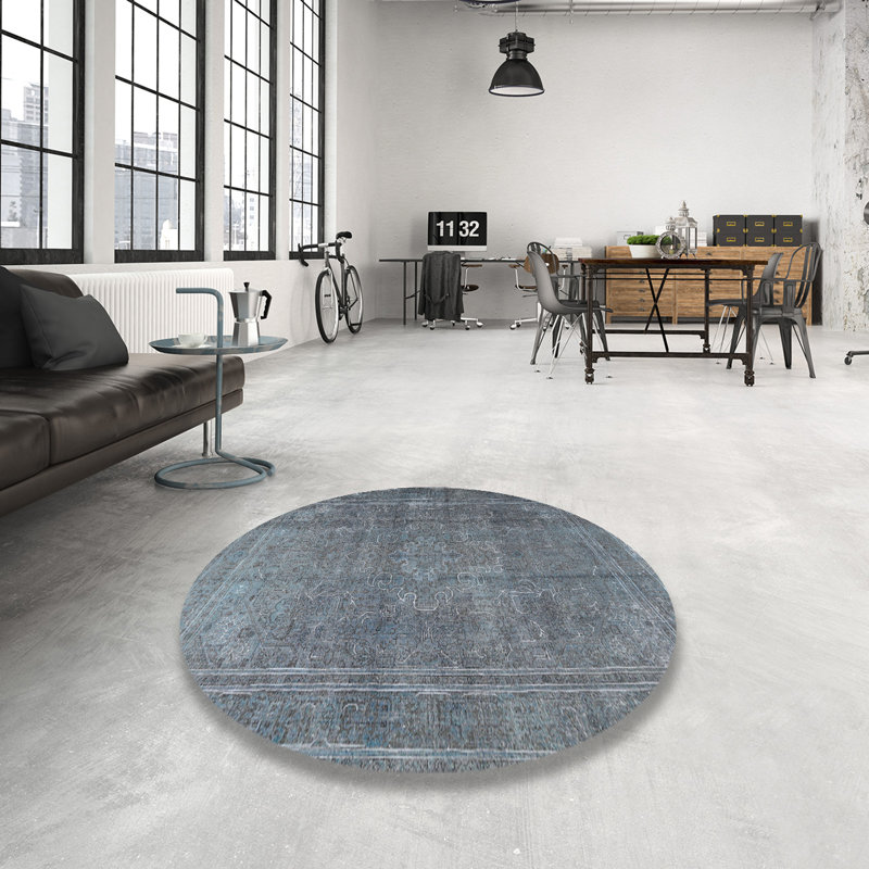 Badrig Oriental Indoor Rug, Round 8'
