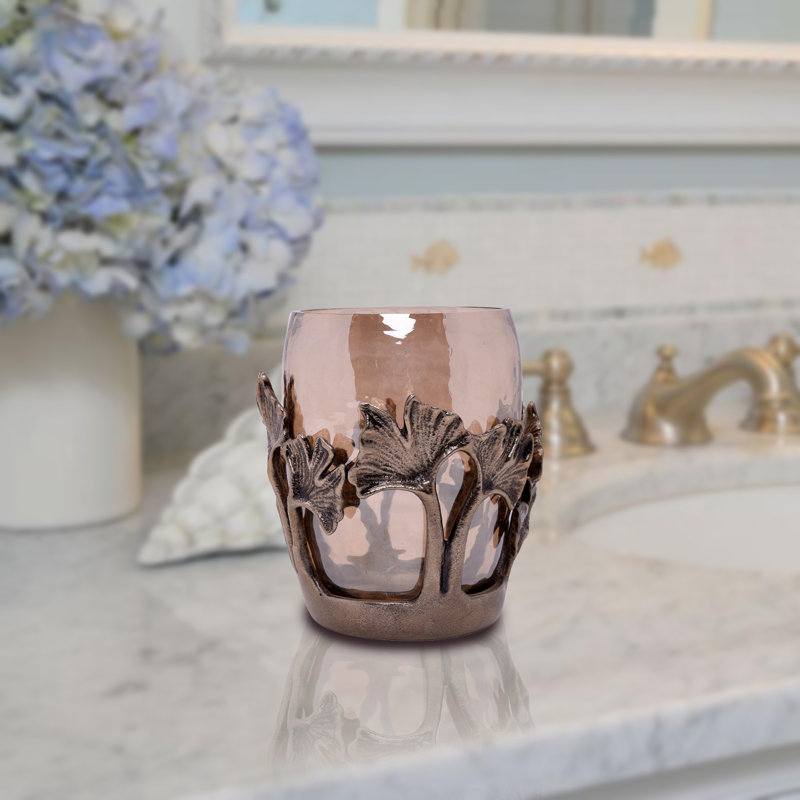 Vase en verre Gingko